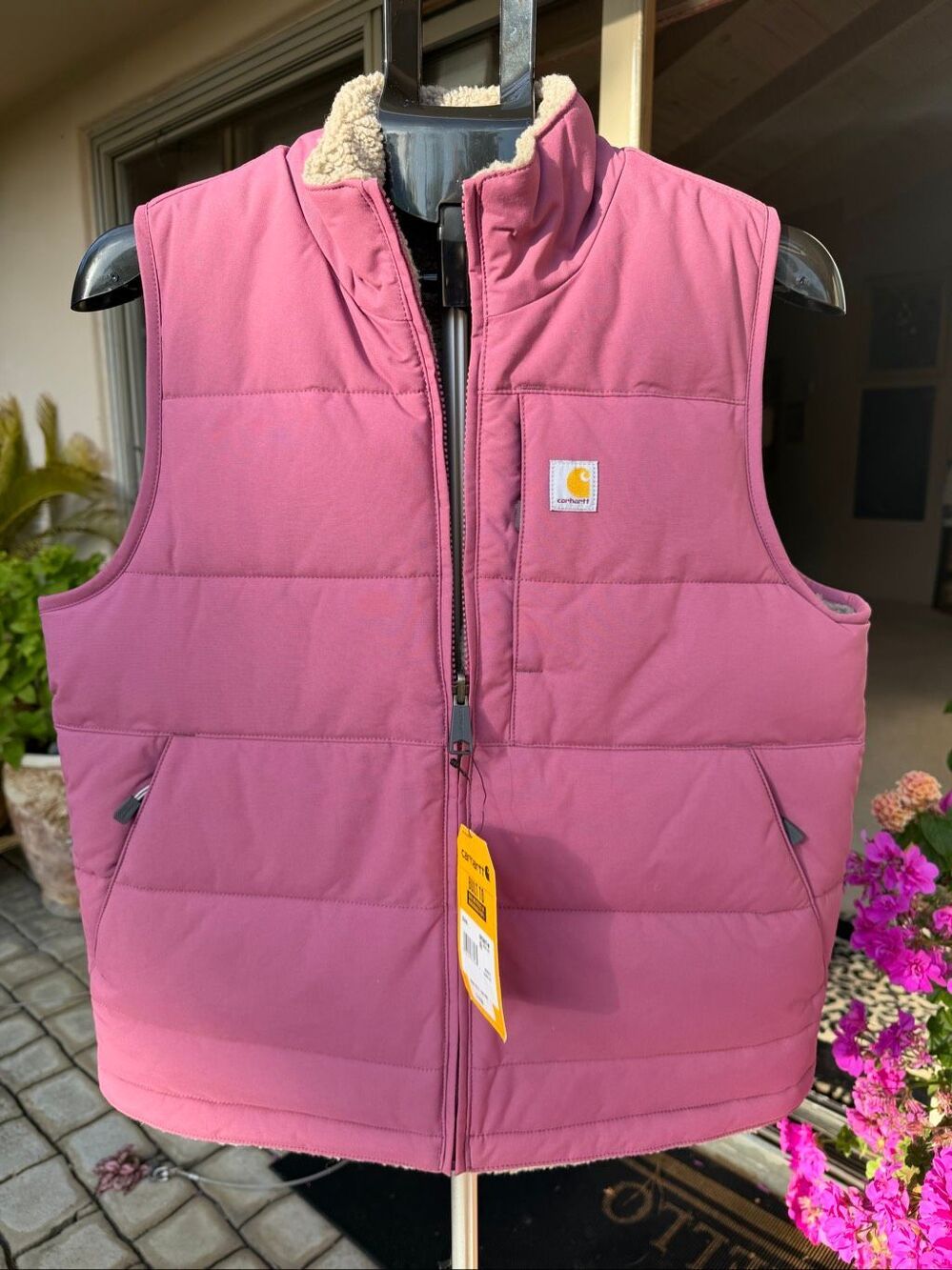 NWT Carhartt Montana reversible Sherpa lined insulated vest